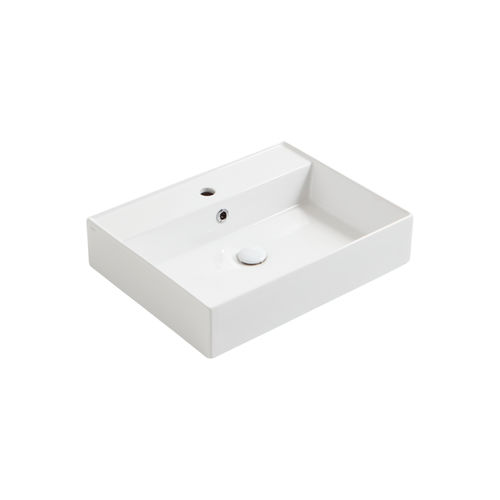 Wall-mounted washbasin - AG 61 - SIMAS ACQUA SPACE - ceramic / with mixer tap / rectangular