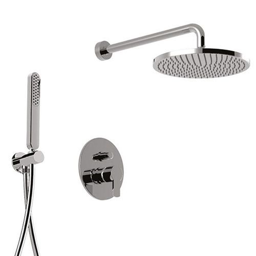 Built-in shower set - BESDID - SIMAS ACQUA SPACE - contemporary / with hand shower / rain
