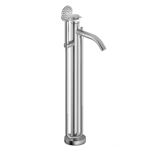 Bathtub mixer tap - 438-306PV - RUBINETTERIE STELLA - floor-mounted / metal / bathroom