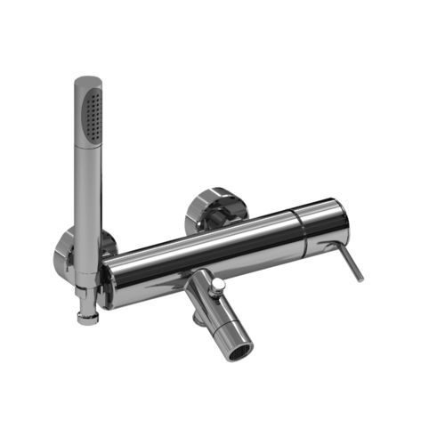 Bathtub mixer tap - 3267-306 - RUBINETTERIE STELLA - wall-mounted / chromed metal / indoor
