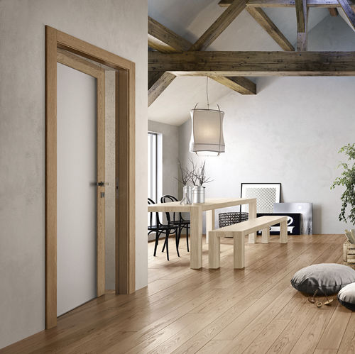 Interior door - MIRAWOOD : 1V2001 - GAROFOLI - wooden / swing / without glazing