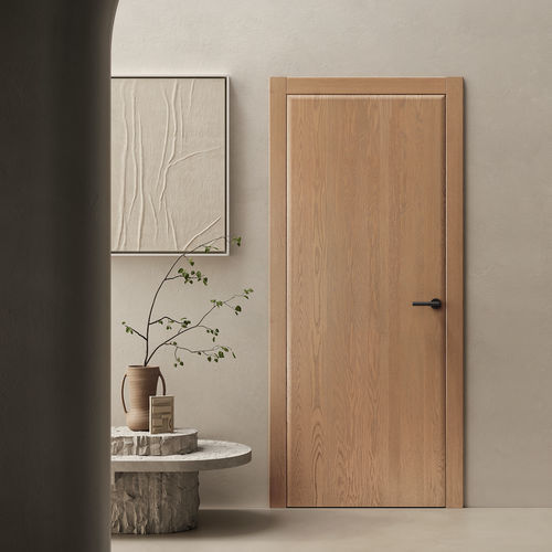Interior door - ZERONDA - GAROFOLI - solid wood / swing / contemporary