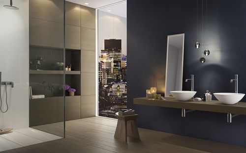 Interior door - BiSystem: Mod. BiGlass full glass - GAROFOLI - glass / swing / glazed