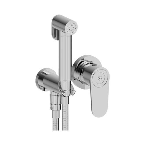 Bidet mixer tap - ZOOM.12 - THG Paris - wall-mounted / chromed metal / bathroom