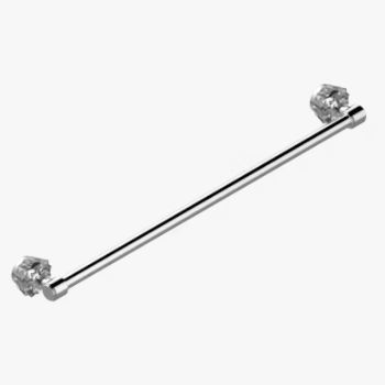1-bar towel rack - U6M-520 series - THG Paris - wall-mounted / metal / crystal