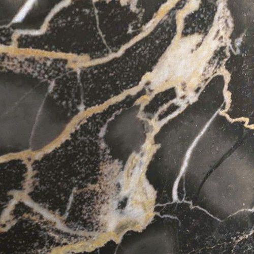 Porcelain stoneware tile - PRECIOUS STONES : NERO PORTORO - Fiandre - polished / indoor / for floor