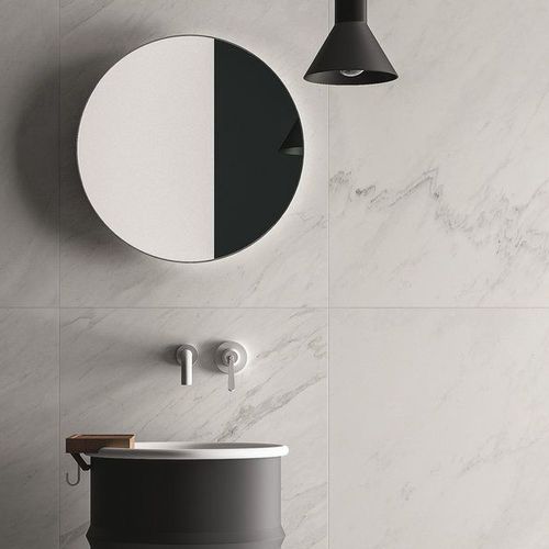 Porcelain stoneware tile - MARBLE LAB : PREMIUM WHITE - Fiandre - polished / indoor / wall
