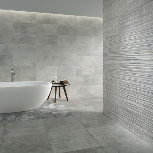 Porcelain stoneware tile - TEMPO - GRESPANIA CERAMICA - polished / embossed / indoor