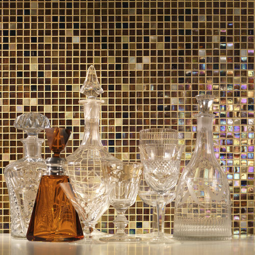 Mosaic look tile - VELIA - GRESPANIA CERAMICA - porcelain stoneware / embossed / high-gloss