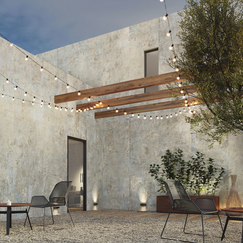 Porcelain stoneware tile - COVERLAM FRESCO - GRESPANIA CERAMICA - embossed / matte finish / indoor