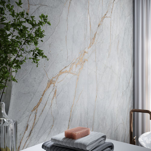 Porcelain stoneware tile - COVERLAM BLUE ROMA - GRESPANIA CERAMICA - matte / satin / indoor