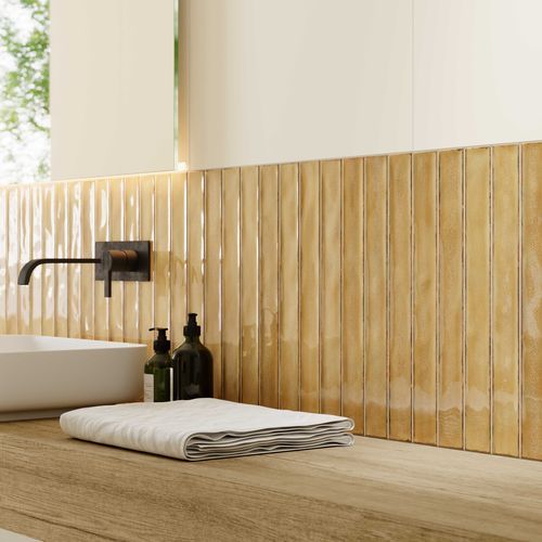 Porcelain stoneware tile - CARTUJA - GRESPANIA CERAMICA - high-gloss / embossed / indoor