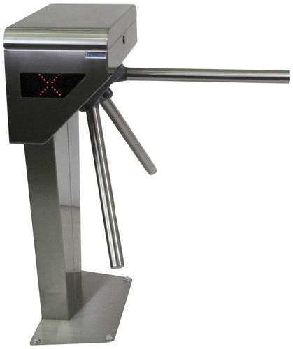 Tripod turnstile - SLIMSTILE BA - GUNNEBO ENTRANCE CONTROL - stainless steel / for access control / security