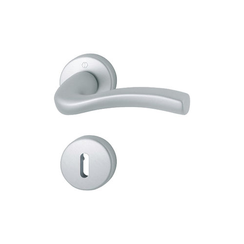 Door handle - MELBOURNE - HOPPE - aluminum / contemporary / with lock