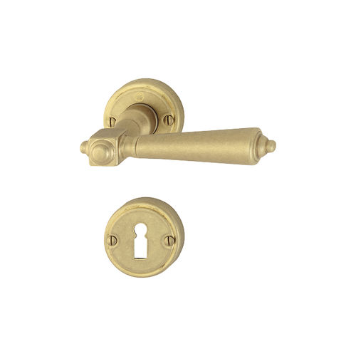 Door handle SINGAPORE HOPPE brass / contemporary / with lock