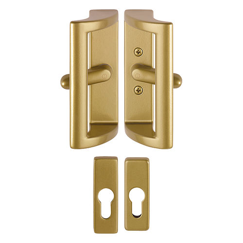 Door pull handle - 495/51NS/51PNS - HOPPE - aluminum / contemporary / with lock
