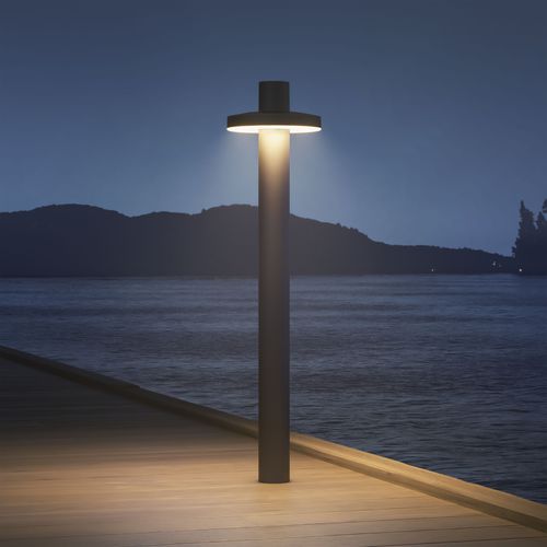 Garden bollard light - DISC - ING. CASTALDI ILLUMINAZIONE - urban / contemporary / metal