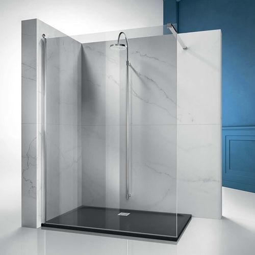 Walk-in shower enclosure - GOLD : GSK - VISMARAVETRO - glass / corner / home
