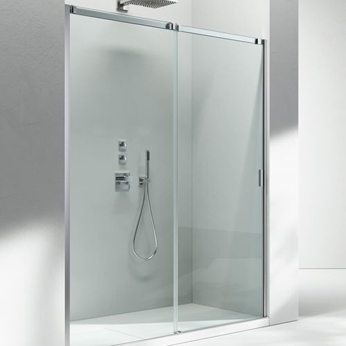 Glass shower cubicle - SERIE 8000 : CN - VISMARAVETRO - with sliding door / for alcoves / commercial