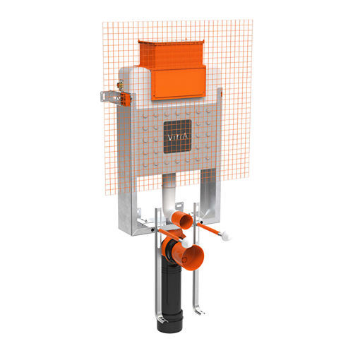 Plastic toilet tank - V-FIX UNI - VitrA - built-in / manually-operated