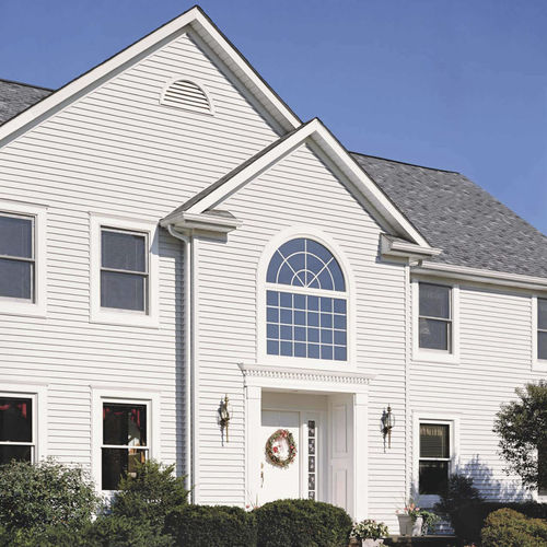 Vinyl cladding - PLATINUM™ - KAYCAN - sustainable / textured / wood look