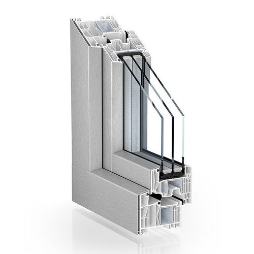 Aluminum window profile - 88 ALUCLIP - KÖMMERLING - PVC / thermally-insulated