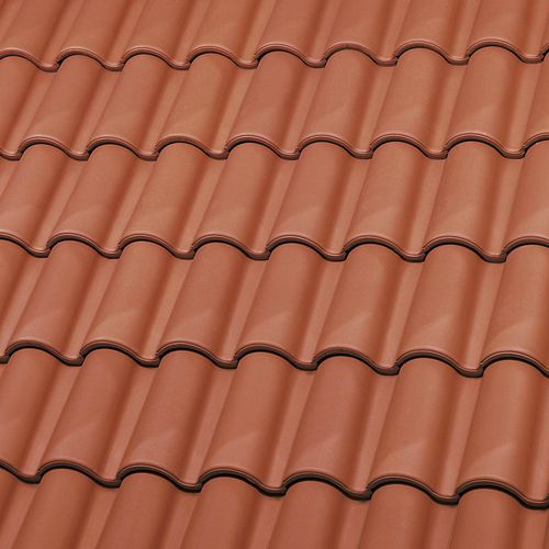 Portuguese roof tile - S - Cerámica La Escandella - interlocking / clay / large