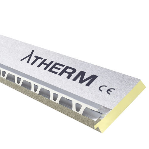 Partition wall sandwich panel - ESCANDELLATHERM - Cerámica La Escandella - for roof / metal facing / polyurethane PUR core
