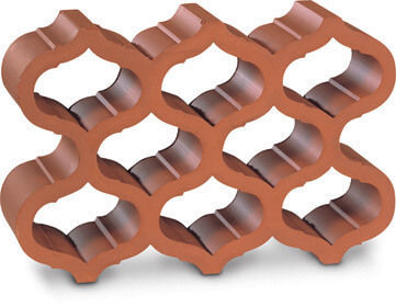 Facade brick - FACE03 - Cerámica La Escandella - for partition wall / for wall / hollow