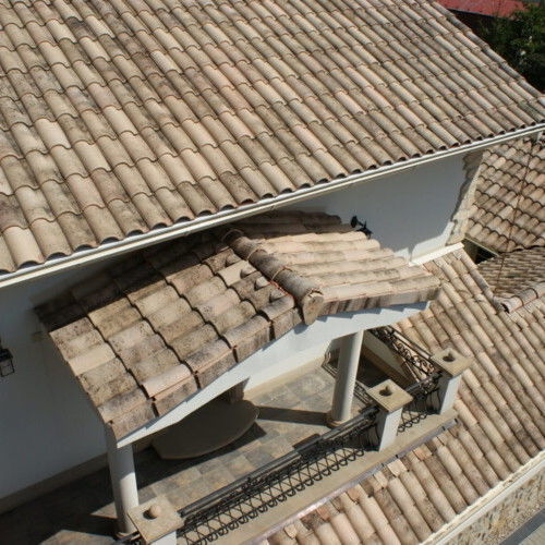 Marseilles roof tile - MIXED AITANA - Cerámica La Escandella - barrel / eave / ridge
