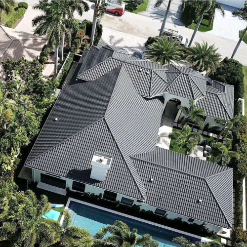 Curved roof tile - MIXED SLATE - Cerámica La Escandella - interlocking / Marseilles / clay
