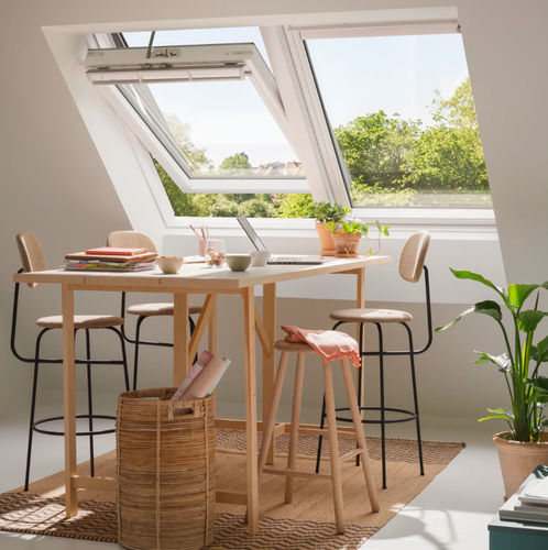 Metal window - KLC 230 EU - VELUX - top-hung / 1 leaf / double leaf