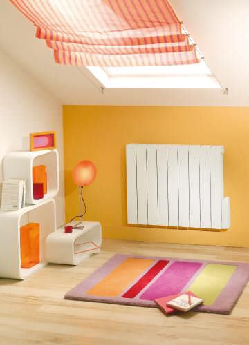 Electric radiator - ATOLL - TAX - ACOVA - contemporary / aluminum / wall-mounted