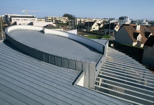 Zinc structural panel - TOITURE STRUCTURALE VMZINC - VM Building Solutions - roof