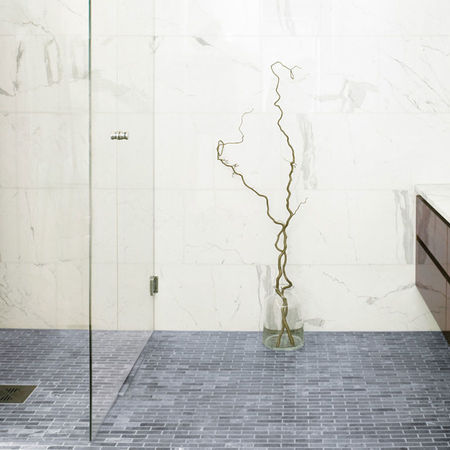 Marble tile - TK-116 BIANCO STATUARIO VENATO - TULIKIVI - matte / kitchen / bathroom