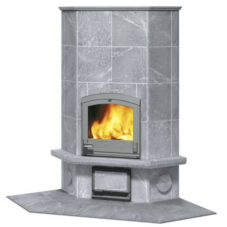 Wood heating stove - KTU1410/4 - TULIKIVI - traditional / soapstone