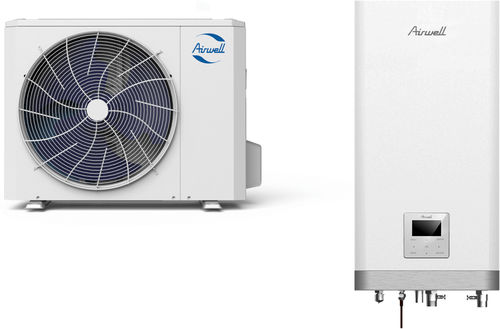 Air/water heat pump - WELLEA  - AIRWELL - home / outdoor / split