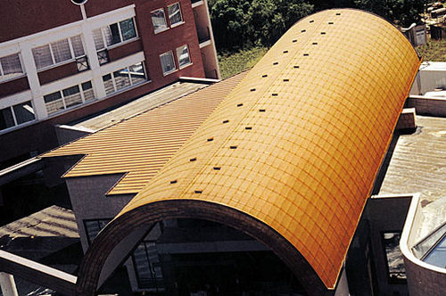 Flat roof tile - PRESTIGE COMPACT - TEGOLA CANADESE - metal