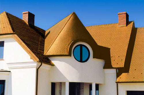 Copper roofing - PRESTIGE TRADITIONAL - TEGOLA CANADESE - curved