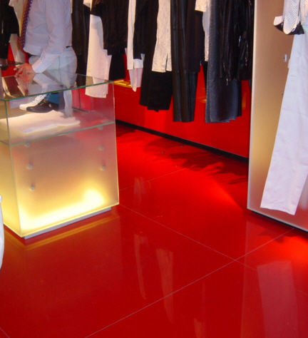 Engineered stone tile - STONE ITALIANA - polished / indoor / floor