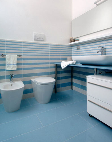 Cement tile - STONE ITALIANA - polished / indoor / bathroom