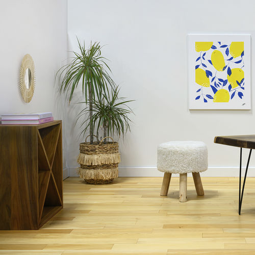 Solid parquet floor - Exotique Pin Merkusii Verni naturel mat  - SOBOPLAC - varnished / glued / strip