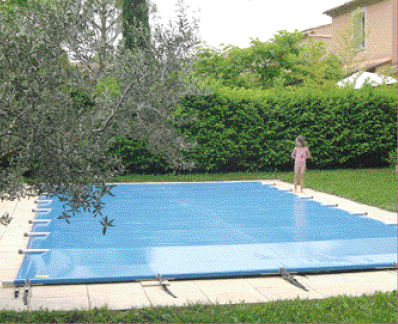 Swimming pool cover with rods - VEGA - AQUALUX INTERNATIONAL - security