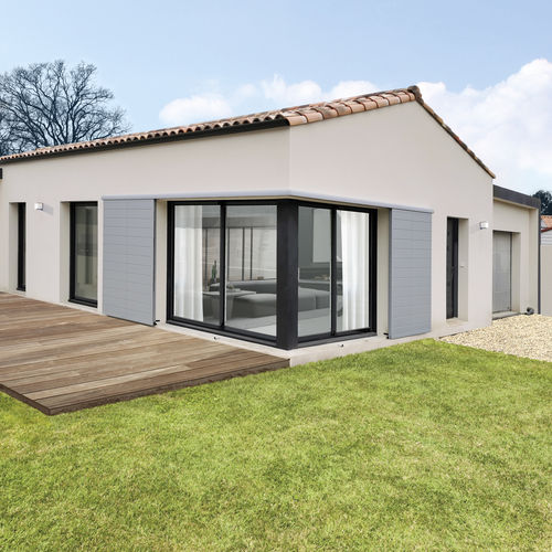 Sliding shutter - Diamant en angle - SIB - aluminum / thermo-laquered / window
