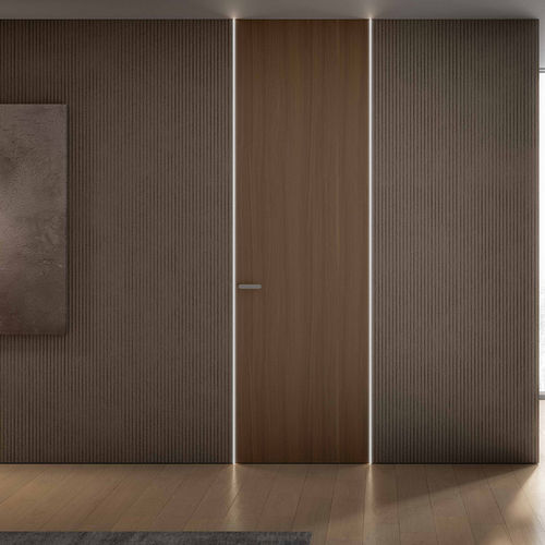 Interior door - CONTROLUCE - SCRIGNO - wooden / swing / contemporary