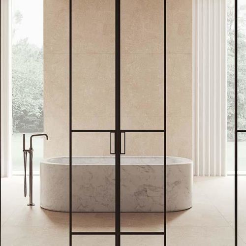 Interior door - GARBINA - SCRIGNO - aluminum / glass / sliding