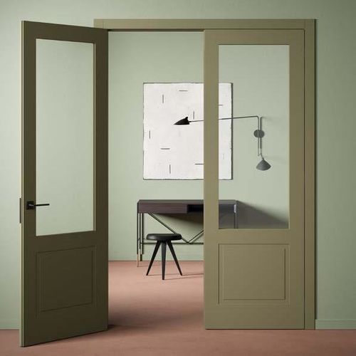 Interior door - PHANTA - SCRIGNO - wooden / sliding / rototranslating