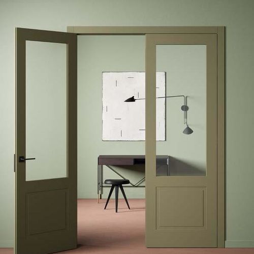Interior door - PHANTA - SCRIGNO - wooden / rototranslating / sliding