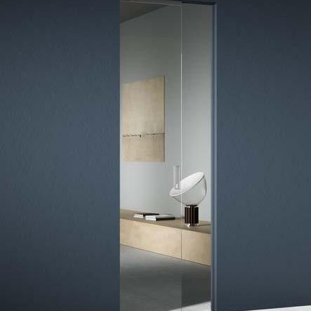 Interior door - ARIA - SCRIGNO - glass / sliding / contemporary