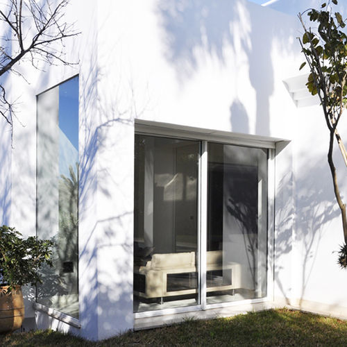 Sliding French door - 8800 - Sepalumic - aluminum / security / waterproof